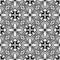 BEAUTY FULL BLACK SEAMLESS PATTERN FLOWER WITH WHITE BACK GROUNDS.