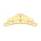 Beauty Golden Tiara Crown Design