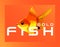 Beauty goldfish vector