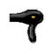 beauty hair dryer game pixel art vector illustration