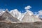 The beauty of karakorum range during K2 base camp trekking