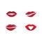 Beauty lips women icon