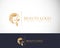 beauty logo creative women nature spa salon hair design concept