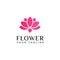 Beauty Lotus Flower Logo Design Template