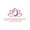 Beauty Lotus Logo Template. Vector illustration