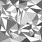 beauty low poly white and gray classic color abstract polygon effect design background