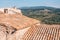 The beauty of the Luberon from the top of the terrace in the village