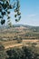 Beauty of the Luberon from the top of terrace in village of Lacoste