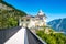 Beauty in nature - Alpine scenery and lake Hallstatt in Austrian Alps, Salzkammergut region, Austria