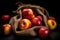 The beauty of nature: an ode to red apples in a still life