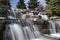 Beauty in nature, waterfall in public park at Richmond Hill, Ontario, Canda