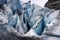 Beauty of the Norwegian glacier fields