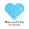 Beauty Nurse Lactating Mom Baby, Mommy Mother breastfeeding Lactation logo illustration