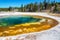 Beauty Pool and Sky in Yellowstone