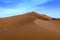 Beauty of the Saharan dunes around Merzouga, Morocco