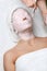 Beauty salon series, facial mask