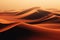 The beauty of the Sand Dunes of the Sahara desert
