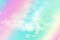 Beauty soft abstract pastel gradient with fluffy clouds on sky. multi color rainbow image. magic colorful green yellow pink and bl