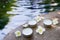 Beauty, spa, body care, health concept - water natural background with copy space . resort