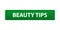 Beauty tips button