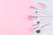 Beauty unicorn makeup brushes with pink gift