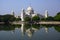 The beauty of Victoria Memorial and its reflection, Kolkata