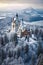 The Beauty of Winter: A Panoramic View of an Amazing Frozen City