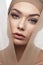 Beauty Woman Face With Even Skin Tone Foundation