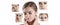 beauty woman face  healthy close up wellness salon portrait cosmetology