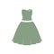 Beauty Woman Girl Lady Wedding Party Dress Gown for Boutique Salon Illustration