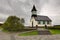 Beauty wooden Pingvallkirkja church - Iceland