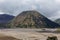 Beautyful Volcanic landscape in the crater of Mount Bromo, Java, Indonesia