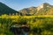 Beaver Dam in the Sawtooth National Recreation Area, Idaho