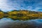 Beaver Lake Morning Reflection fall colors Colorado