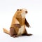 Beaver Origami: A Muted Colorscape Mastery By Origami Ikka
