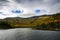 Beaver pond on the kancamangus highway in fall foliage