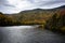 Beaver pond in the white moutains during fall