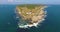 Beavertail Lighthouse aerial view, Jamestown, RI, USA