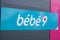 Bebe9 logo bebe 9 and text sign front of store baby and toddlers kids fashion shop