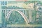 Bechyne Bridge from Czechoslovak money
