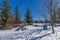 Beckett Green Park in the city of Saskatoon, Saskatchewan, Canada