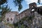 Beckov ancient castle in Slovakia. Ruins of antiquity in Slovakia.Historical Beckov castle near the Trencin city .Slovakia, Europe