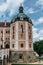 Becov nad Teplou,Czech Republic-August 21,2021.Gothic medieval castle,Renaissance palace,Baroque chateau with Reliquary of St.