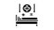 bed rest hepatitis glyph icon animation