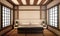 Bed room original - Japanese style interior design. 3d rendering
