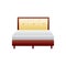 Bed. Vector illustration decorative design