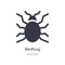 bedbug icon. isolated bedbug icon vector illustration from animals collection. editable sing symbol can be use for web site and