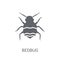 Bedbug icon. Trendy Bedbug logo concept on white background from