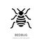 bedbug icon in trendy design style. bedbug icon isolated on white background. bedbug vector icon simple and modern flat symbol for