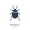 Bedbug icon. Trendy flat vector Bedbug icon on white background